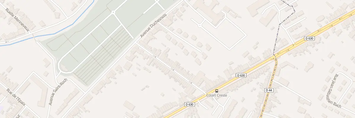 Plan du 34 Rue Colart Creste à Valenciennes