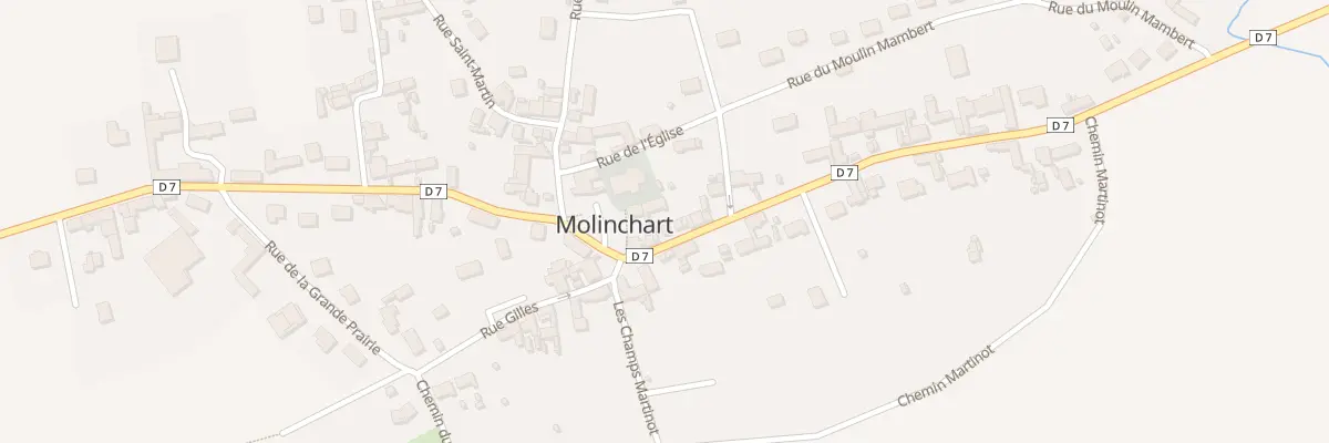 Plan du 3 Rue Catignet à Molinchart