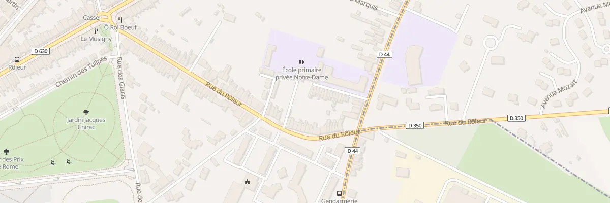 Plan du 99B Rue du Roleur à Valenciennes