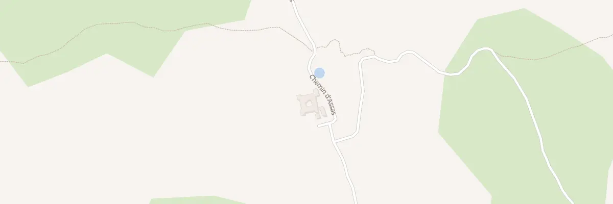 Plan du 5064 Chateau d’Assas à Blandas