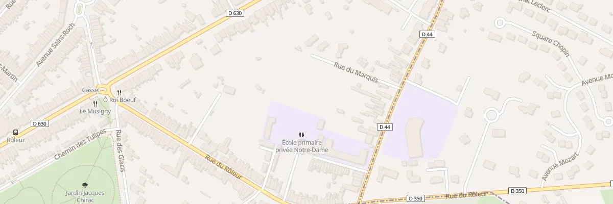Plan du 23 Rue du Marquis à Valenciennes