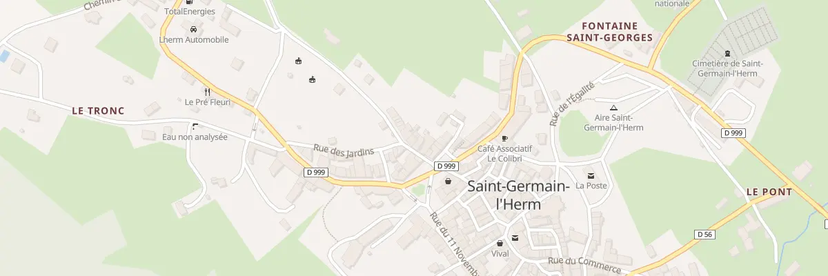 Plan du 5045 Rue du Marche aux Chevres à Saint-Germain-l’Herm