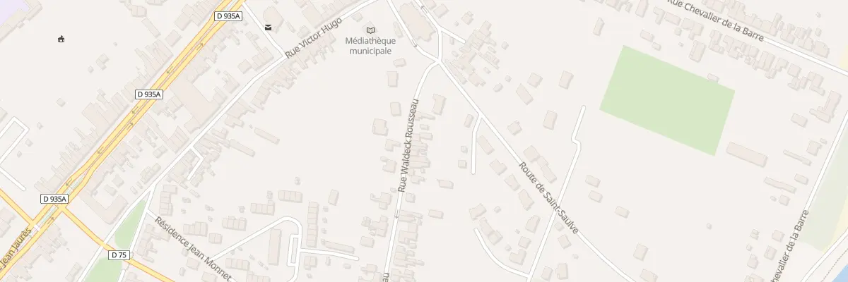 Plan du 12 Rue Waldeck Rousseau à Bruay-sur-l’Escaut