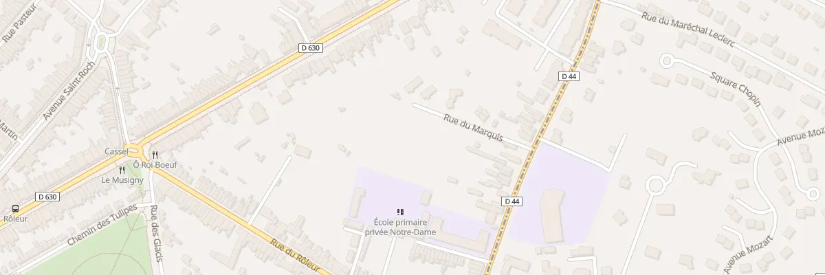 Plan du 33 Rue du Marquis à Valenciennes