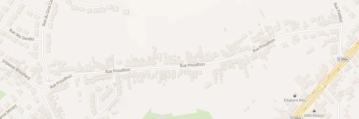 Plan du 202 Rue Proudhon à Bruay-sur-l’Escaut