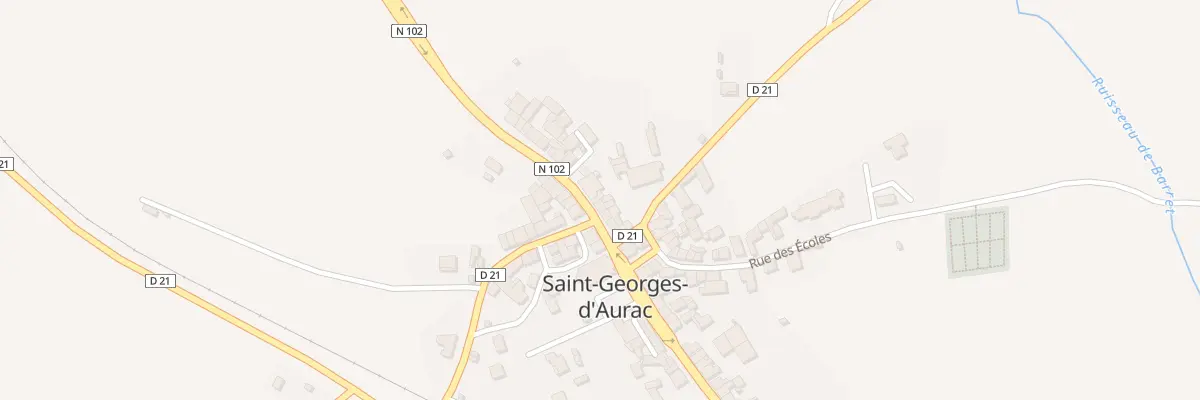 Plan du 14 Rte d’Auvergne à Saint-Georges-d’Aurac