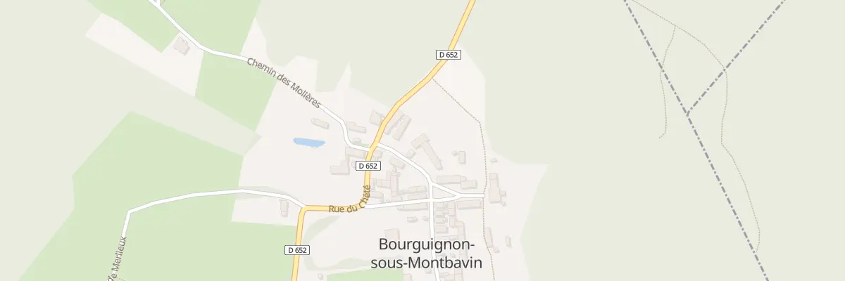 Plan du 18B Rue des Vendangeoirs à Bourguignon-sous-Montbavin