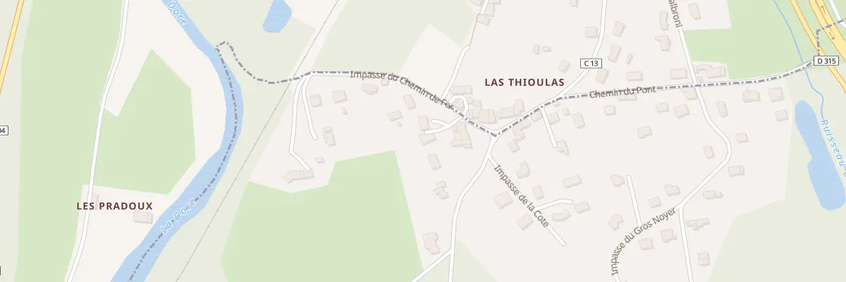 Plan du 5313 Las Tioulas à Sauviat