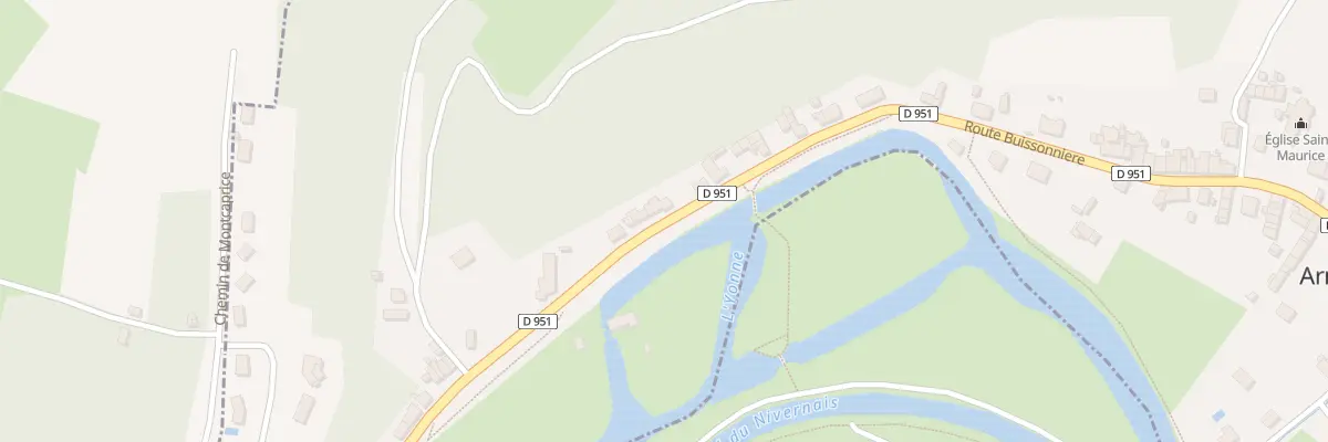Plan du 35 Rte Buissonniere à Armes