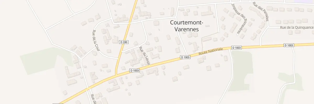 Plan du 2 Rue du Lavoir à Courtemont-Varennes