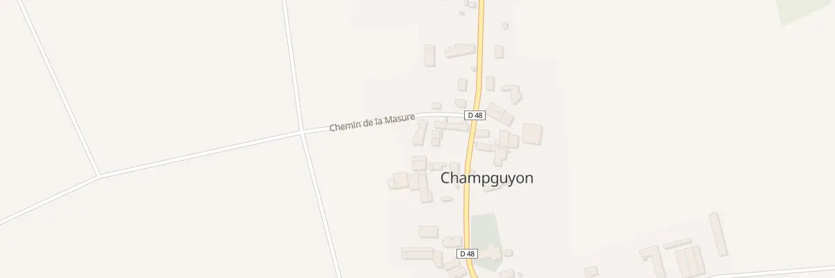 Plan du 4 Che Chemin de la Masure à Champguyon