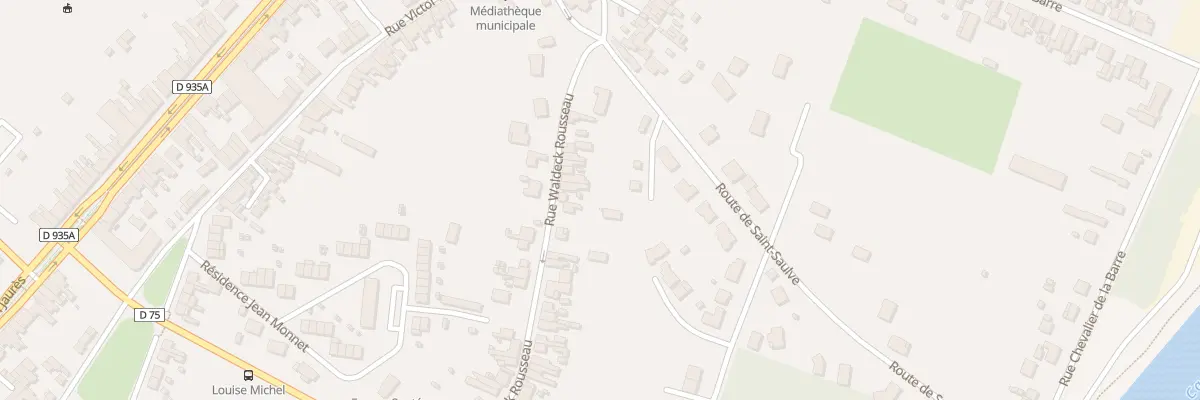 Plan du 22 Rue Waldeck Rousseau à Bruay-sur-l’Escaut