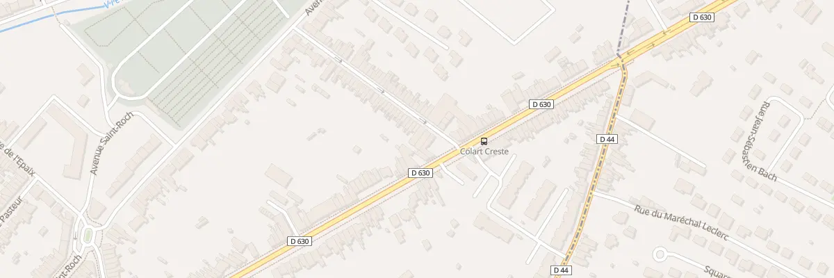 Plan du 9 Rue Colart Creste à Valenciennes