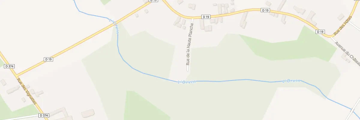 Plan du 1 Rue Haute Planche à Trancault