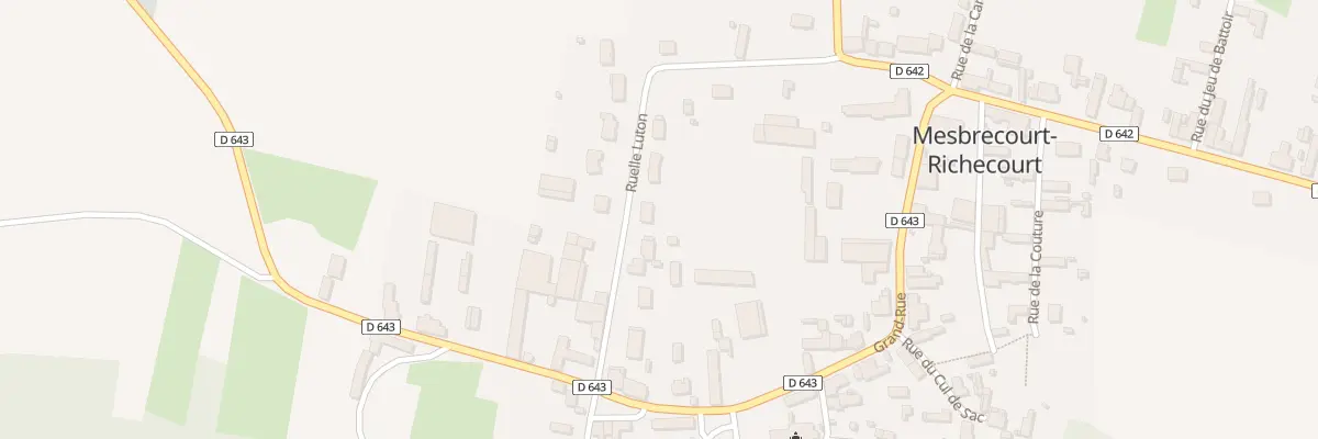 Plan du 14 Rle Luton à Mesbrecourt-Richecourt