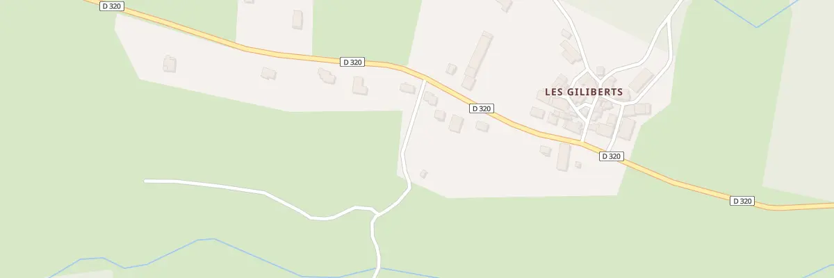 Plan du 13 Les Giliberts à Escoutoux