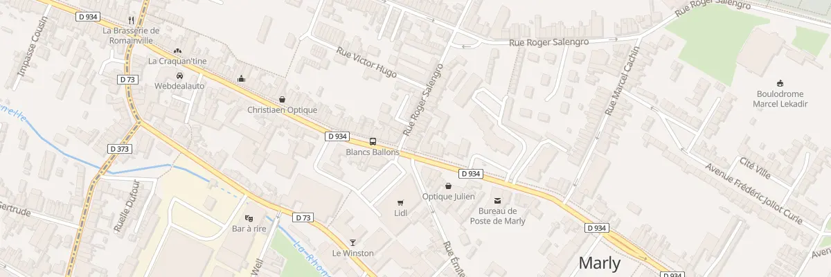 Plan du 4 Rue Roger Salengro à Marly