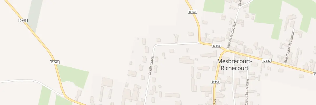 Plan du 20 Rle Luton à Mesbrecourt-Richecourt