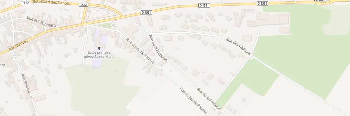 Plan du 7 Rue de la Frénoise à Braine