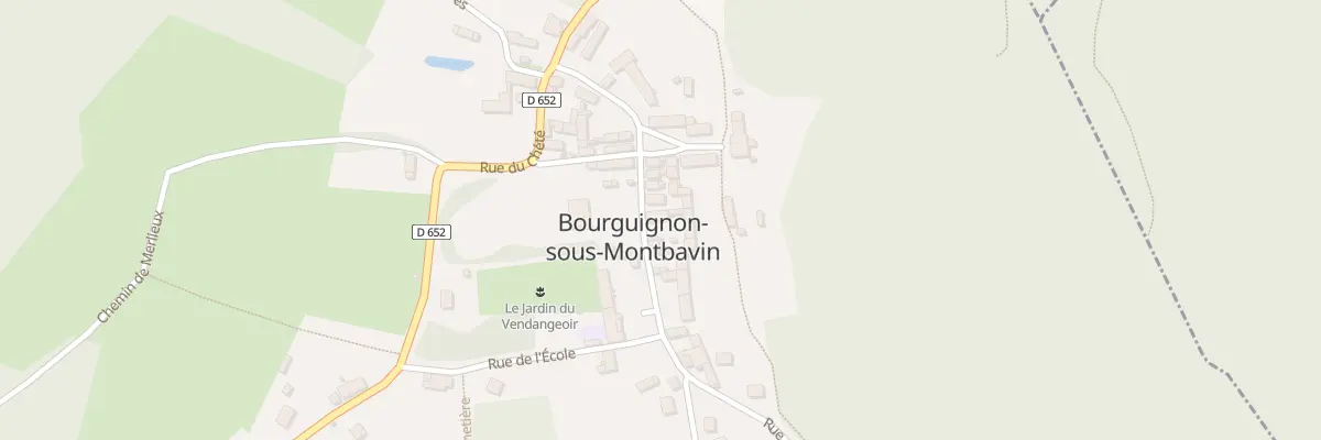 Plan du 8B Rue des Vendangeoirs à Bourguignon-sous-Montbavin