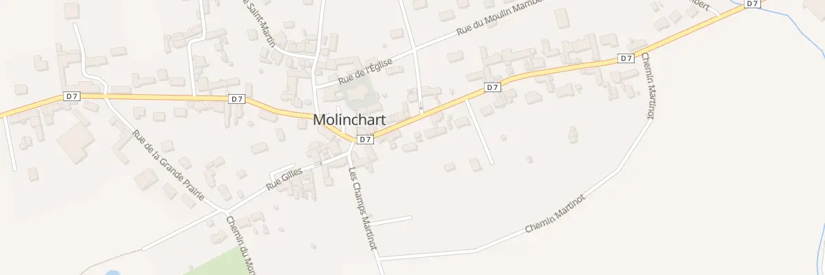 Plan du 8 Rue Catignet à Molinchart