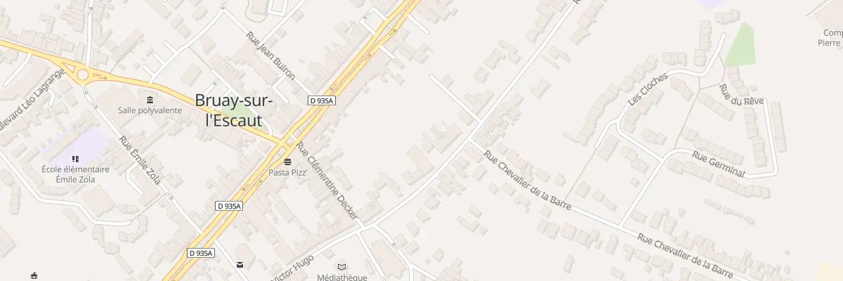 Plan du 18 Rue Chevalier de la Barre à Bruay-sur-l’Escaut