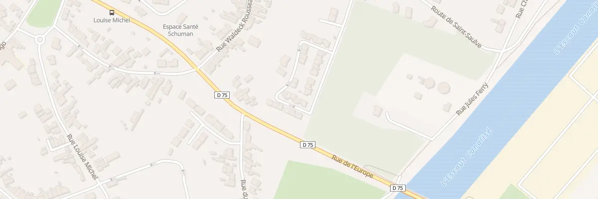 Plan du 19 Rue Abel Houdart à Bruay-sur-l’Escaut