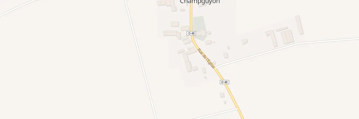 Plan du 43 Rue de l’Eglise à Champguyon