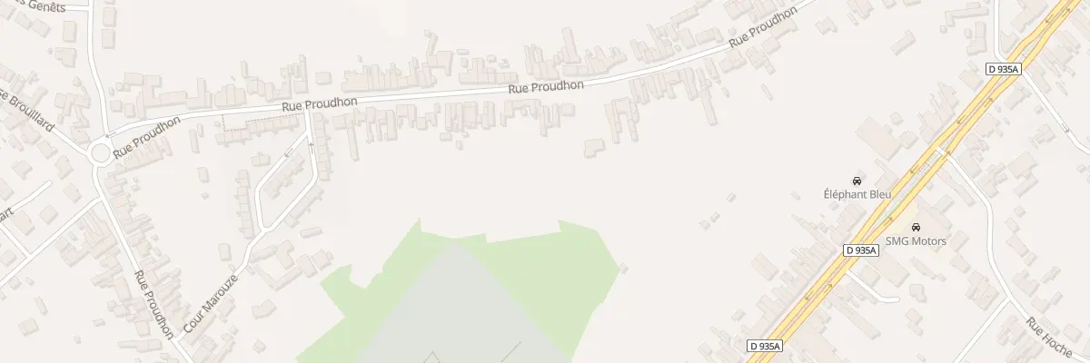 Plan du 205 Rue Proudhon à Bruay-sur-l’Escaut