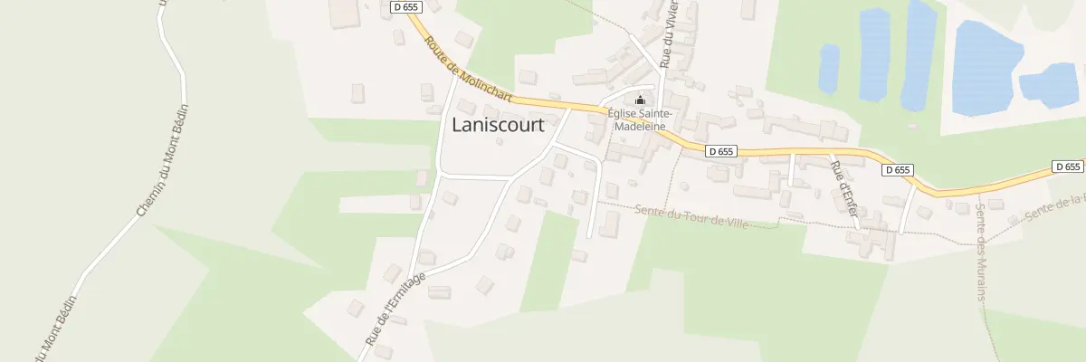 Plan du 1 Rue de l’Ermitage à Laniscourt