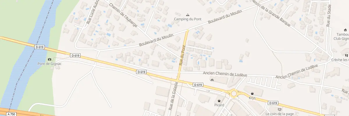 Plan du 9 Rue du Pont à Gignac