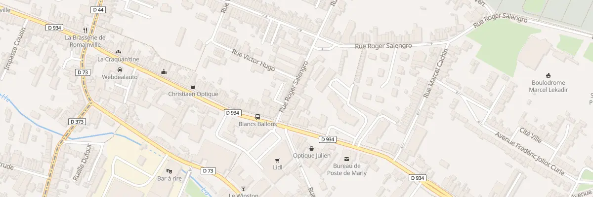 Plan du 16 Rue Roger Salengro à Marly