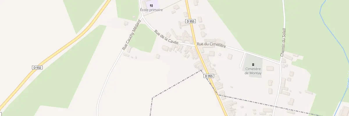 Plan du 7 Rue de la Cavée à Montay