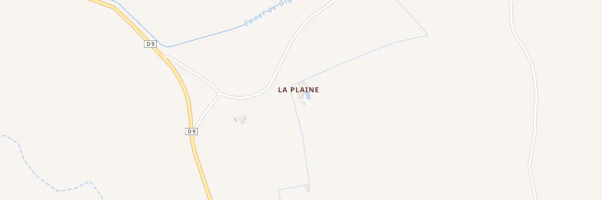 Plan du 5030 La Plaine à Lagamas