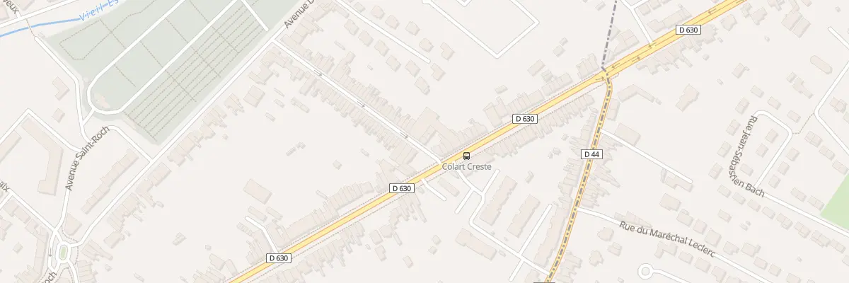 Plan du 2 Rue Colart Creste à Valenciennes