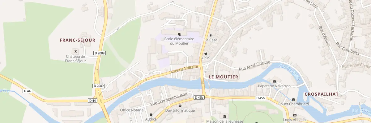 Plan du 9 Av Voltaire à Thiers