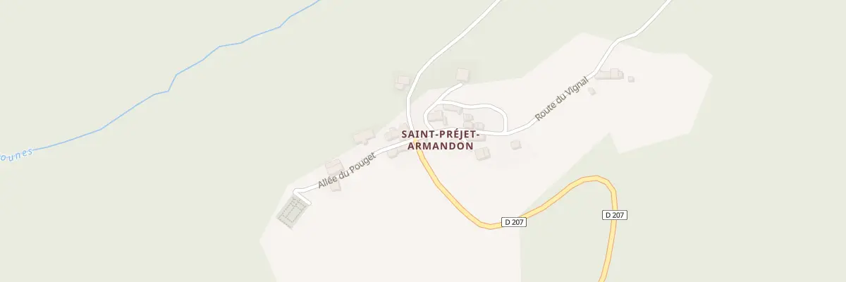 Plan du 30 Rte de la SERPENTINE à Saint-Préjet-Armandon