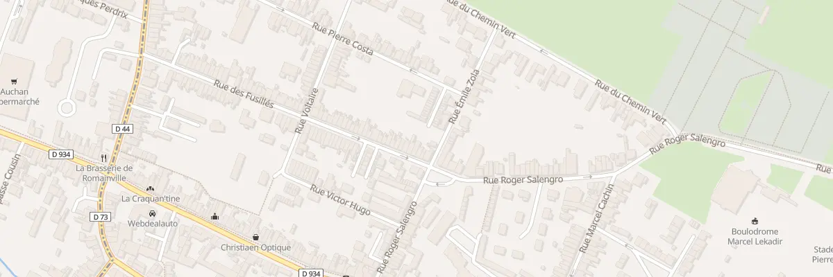 Plan du 93 Rue des Fusillés à Marly