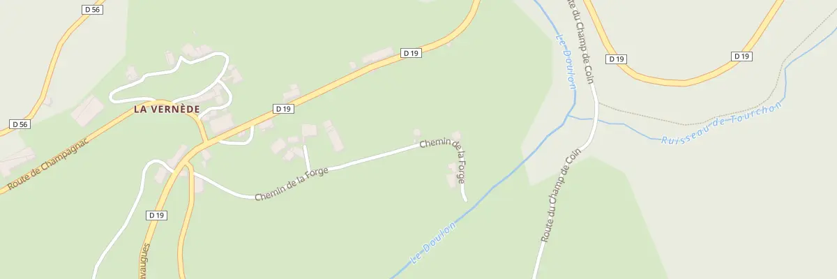 Plan du 5000 La Vernede à Saint-Didier-sur-Doulon