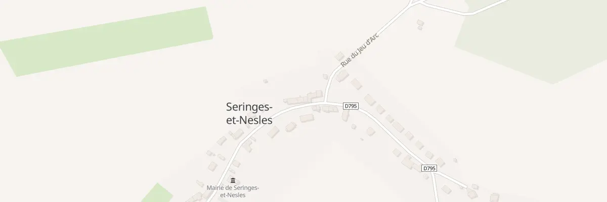 Plan du 287 Rue de l’Horloge à Seringes-et-Nesles