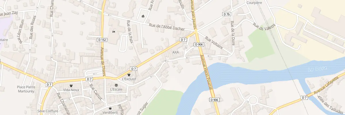 Plan du 29 Rue du 11 Novembre à Courpière