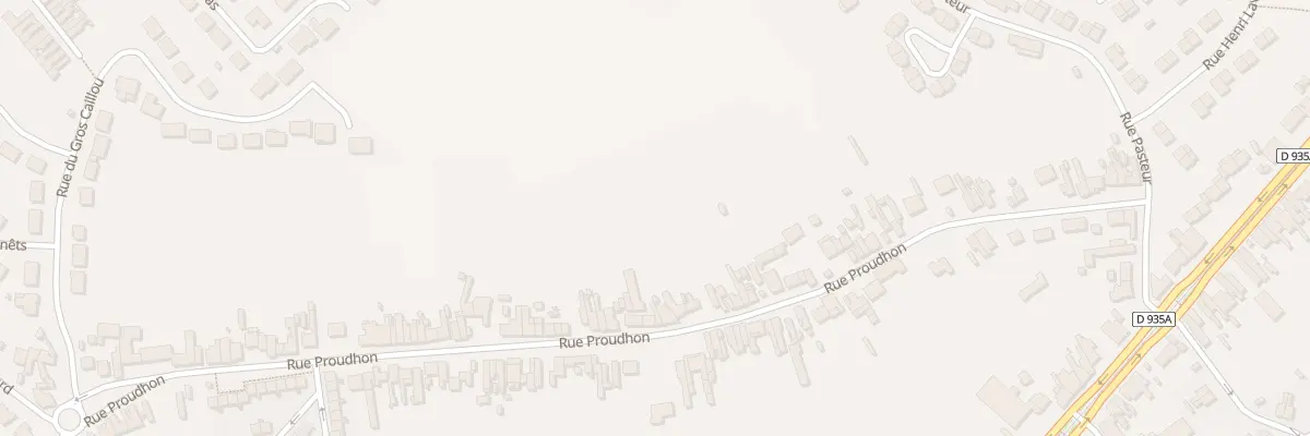 Plan du 232 Rue Proudhon à Bruay-sur-l’Escaut