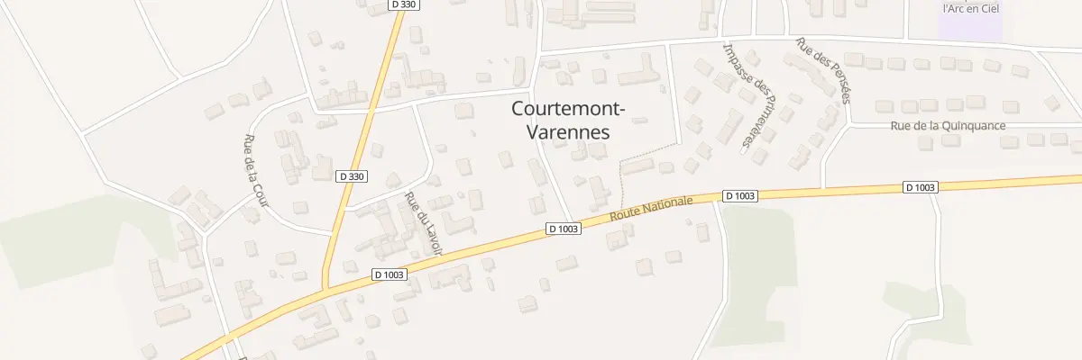 Plan du 1 Rue Bacchus à Courtemont-Varennes
