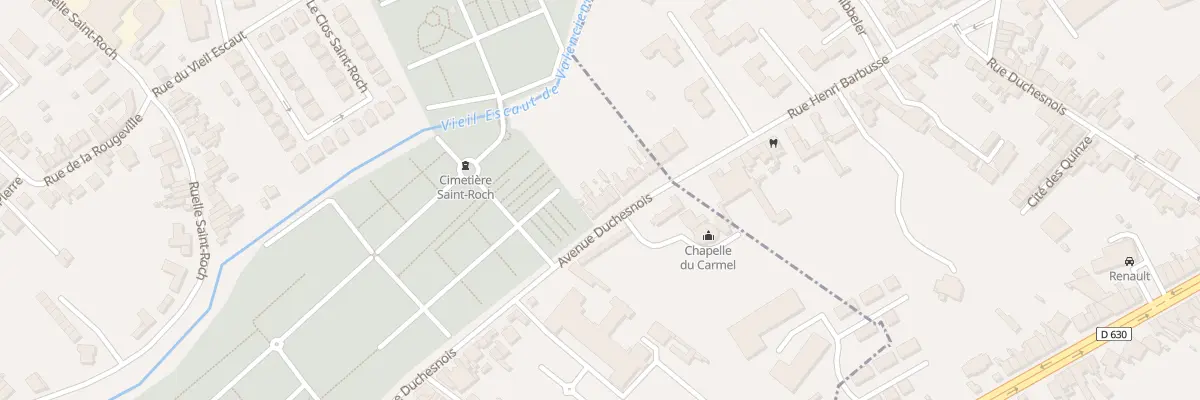 Plan du 105 Av Duchesnois à Valenciennes
