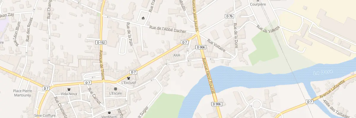 Plan du 35 Rue du 11 Novembre à Courpière