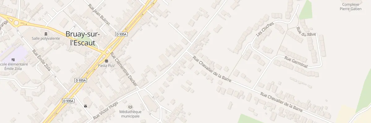 Plan du 21 Rue Chevalier de la Barre à Bruay-sur-l’Escaut