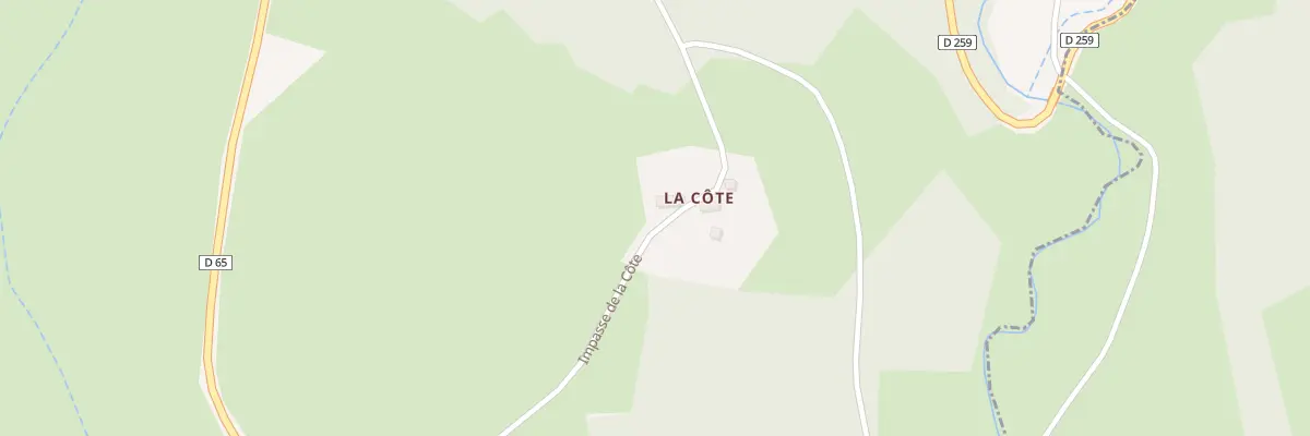 Plan du 5043 La Cote à Domaize