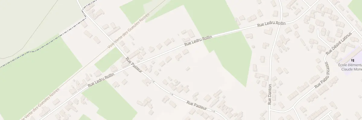 Plan du 321 Rue Ledru Rollin à Bruay-sur-l’Escaut