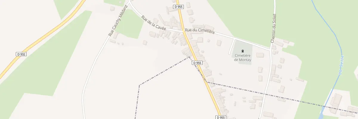 Plan du 14 Rue du Calvaire à Montay
