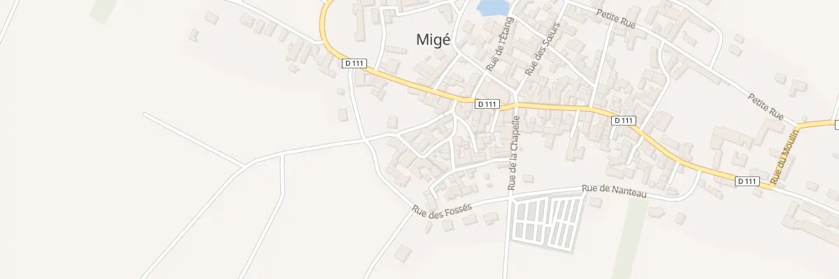 Plan du 8 Rue de Courson à Migé